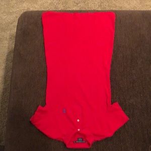 RALPH LAUREN SPORT cotton mesh polo dress